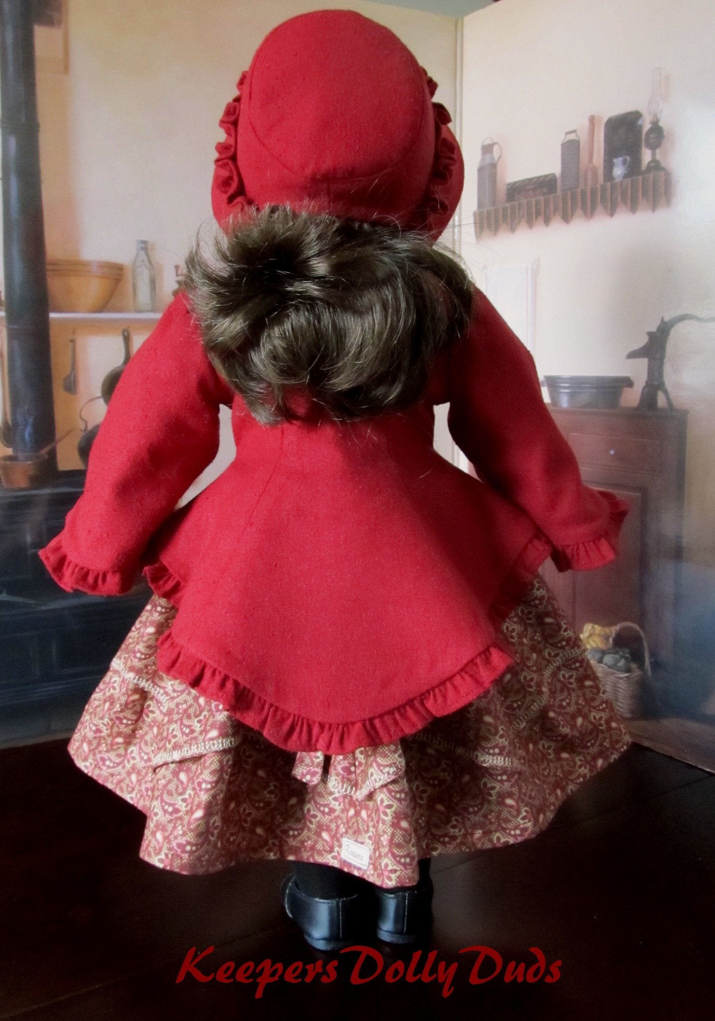 Keepers Dolly Duds Designs 18 Inch Historical Sunday Stroll 18" Doll Clothes Pattern Pixie Faire