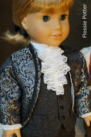 Flossie Potter 18 Inch Boy Doll Founding Fathers 18" Doll Clothes Pattern Pixie Faire