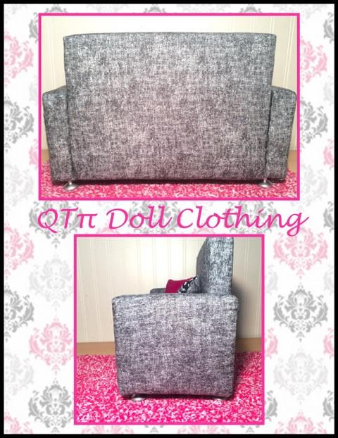 QTπ Doll Clothing 18 Inch Modern Modern Sofa Set 18" Doll Furniture Pixie Faire