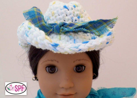 Sweet Pea Fashions Crochet Straw Cowboy Hat Crochet Pattern Pixie Faire