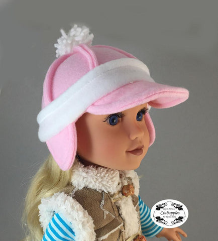 Crabapples 18 Inch Modern Cozy Hats 18" Doll Clothes Pattern Pixie Faire