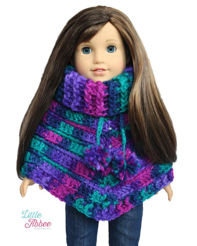 Little Abbee Crochet Chunky Poncho Crochet Pattern Pixie Faire
