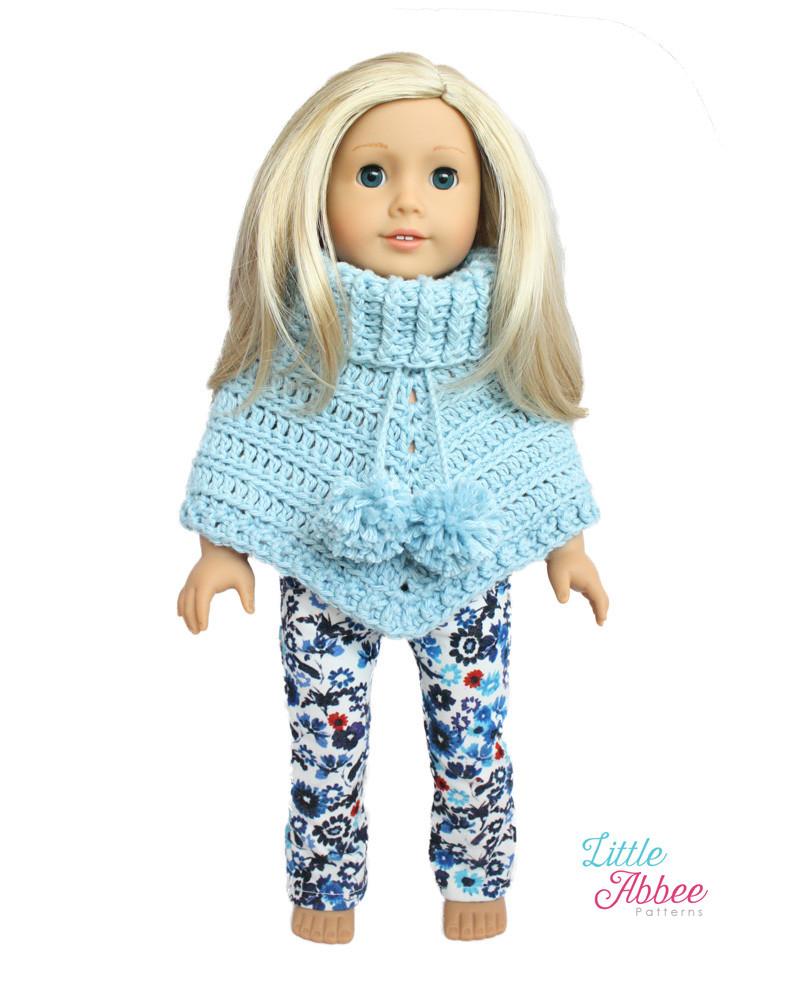 Little Abbee Crochet Chunky Poncho Crochet Pattern Pixie Faire