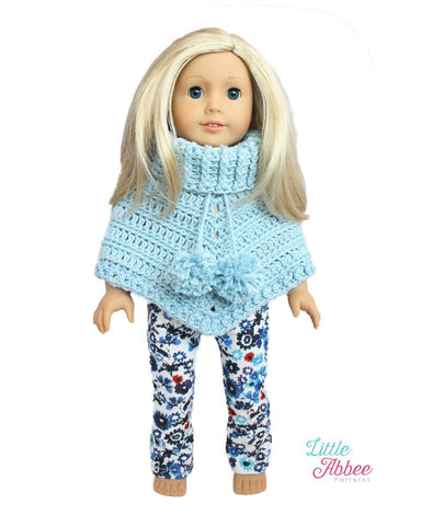 Little Abbee Crochet Chunky Poncho Crochet Pattern Pixie Faire