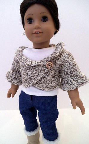 Sweet Pea Fashions Crochet Cropped Bell Sleeve Cardigan Crochet Pattern Pixie Faire