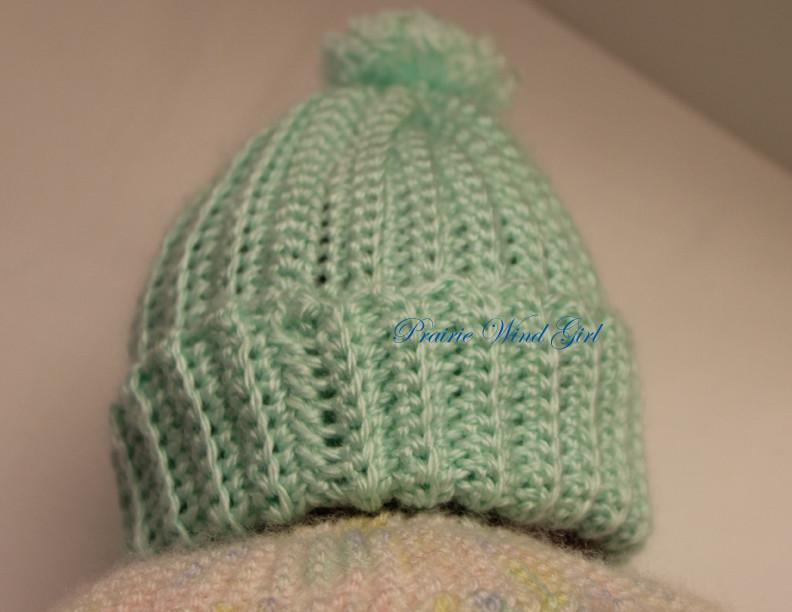 Prairie Wind Girl Bitty Baby/Twin Baby Dagmar Hat and Booties Crochet Pattern Pixie Faire