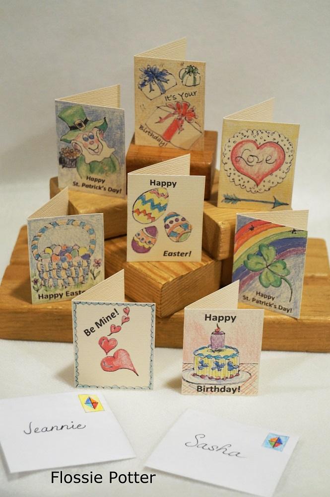 Flossie Potter 18 Inch Modern Dollmark Cards 14-18 Inch Doll Accessory Crafting Pattern Pixie Faire
