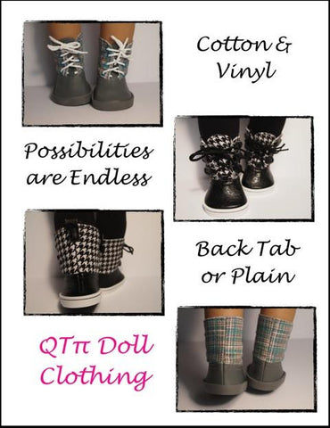 QTπ Doll Clothing Shoes Dorel Boots 18" Doll Shoes Pixie Faire