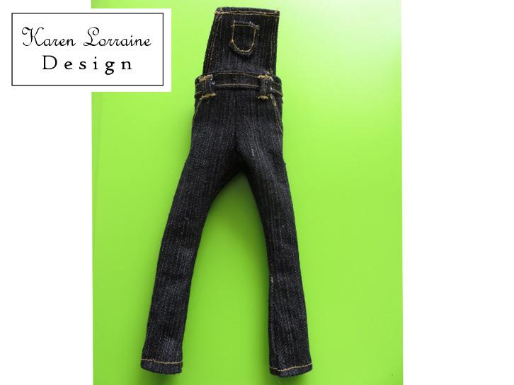 Karen Lorraine Design Barbie Dress It Up Dungarees Pattern for 11-1/2" Fashion Dolls Pixie Faire