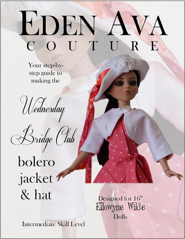 Eden Ava Ellowyne Bolero Jacket and Hat for Ellowyne Dolls Pixie Faire