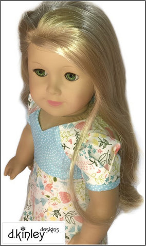 Dkinley Designs 18 Inch Modern E=dK2 Dress 18" Doll Clothes Pattern Pixie Faire