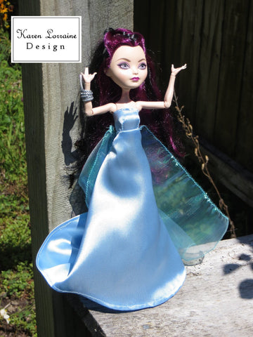 Karen Lorraine Design Monster High Elegant Pattern for Monster High Dolls Pixie Faire