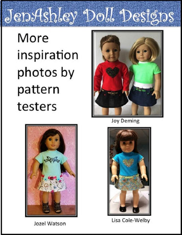 Jen Ashley Doll Designs 18 Inch Modern Ella Rose Dress 18" Doll Clothes Pixie Faire