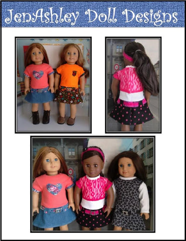 Jen Ashley Doll Designs 18 Inch Modern Ella Rose Dress 18" Doll Clothes Pixie Faire