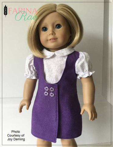Farina Rae 18 Inch Modern Ellen Jumper 18" Doll Clothes Pattern Pixie Faire