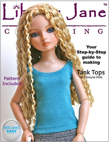 Liberty Jane Ellowyne FREE Tank Top Pattern for Ellowyne Pixie Faire