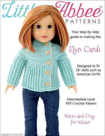 Little Abbee Crochet Elyn Cardi Crochet Pattern Pixie Faire