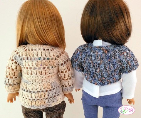 Sweet Pea Fashions Crochet Erin's Cardigan Variations Crochet Pattern Pixie Faire