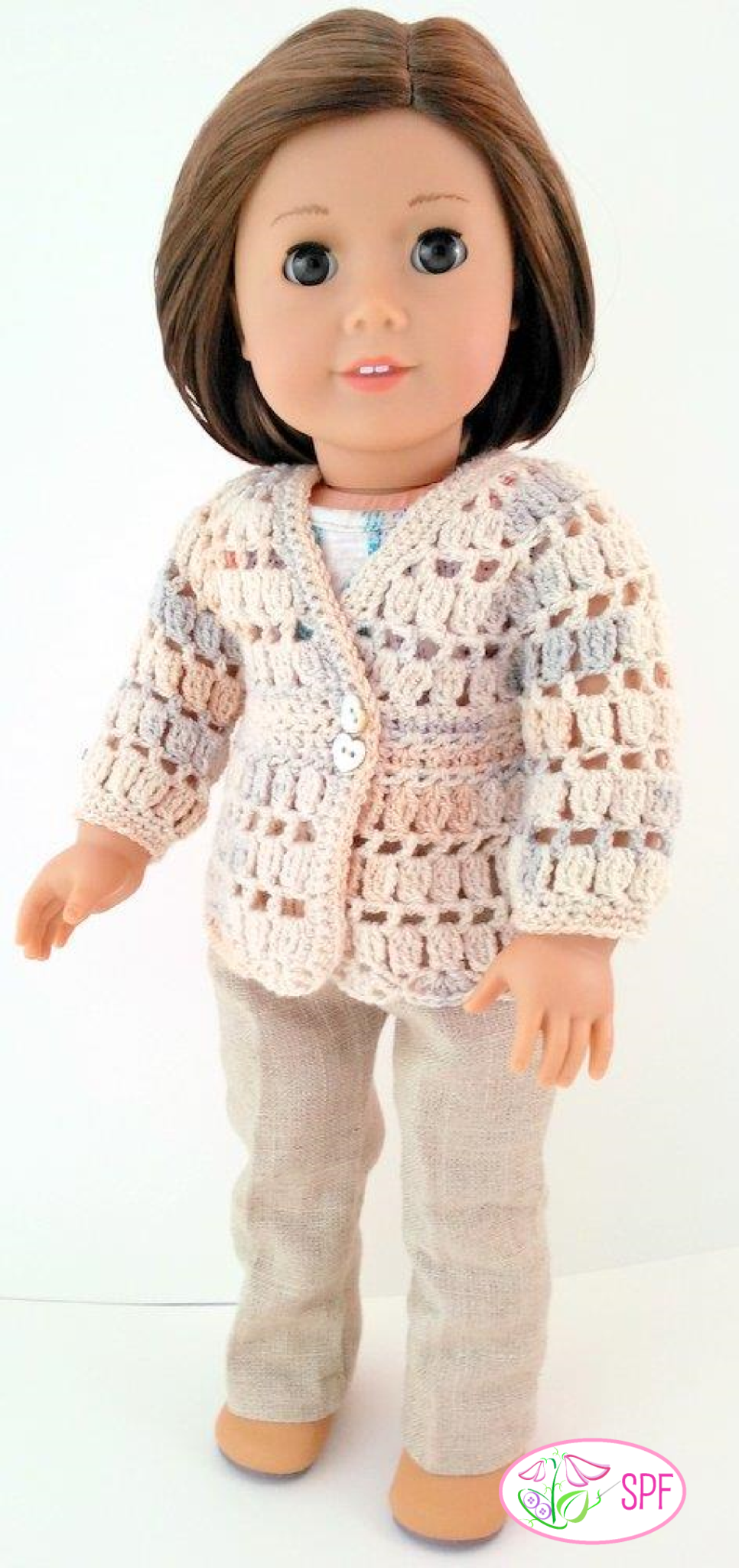 How to Crochet a Cardigan for a Stuffed Animal