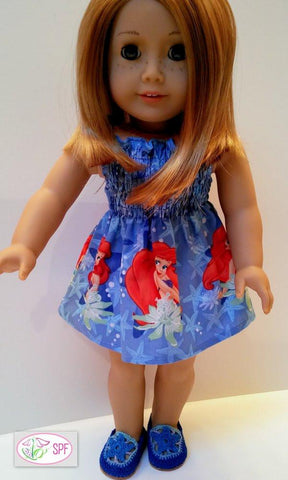 Sweet Pea Fashions Crochet Estrella Slip-on Shoes 18" Doll Shoes Pixie Faire