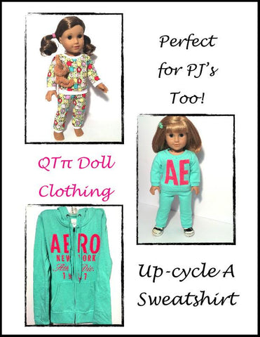 QTπ Doll Clothing 18 Inch Modern Fast Track Suit 18" Doll Clothes Pattern Pixie Faire