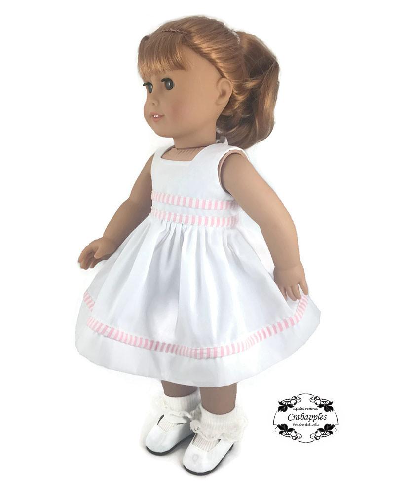 Crabapples 18 Inch Historical Fifties Flirt 18" Doll Clothes Pattern Pixie Faire