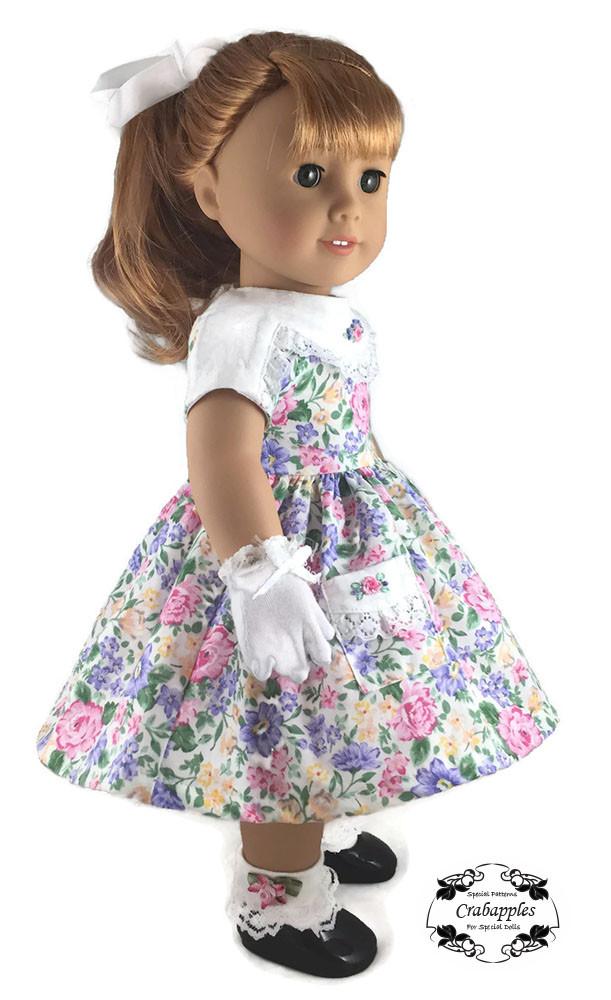 Crabapples 18 Inch Historical Fifties Favorite 18" Doll Clothes Pattern Pixie Faire