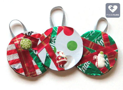 Liberty Jane Tutorials & Crafts Festive Doll Size Ornaments Tutorial & Video Pixie Faire