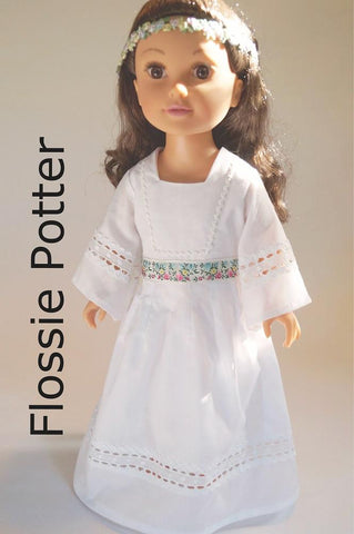 Flossie Potter 18 Inch Historical Flower Child Maxi Dress 18" Doll Clothes Pixie Faire