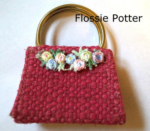 Flossie Potter 18 Inch Historical 1950's Pocketbook 18" Doll Accessory Pattern Pixie Faire