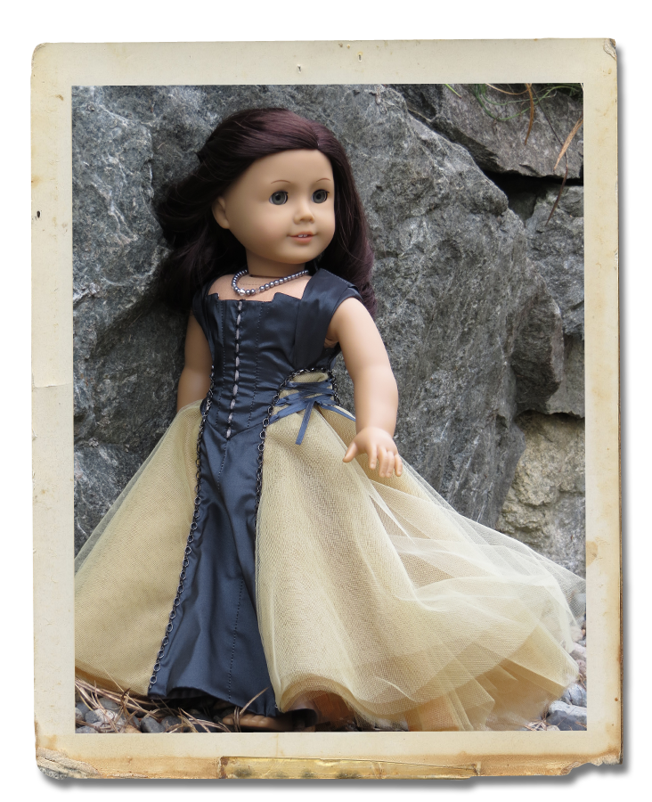 Melody Valerie Couture 18 Inch Modern Cadewyn Dress 18 Inch Doll Clothes Pattern Pixie Faire