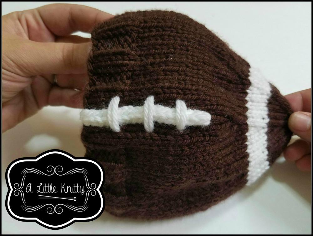 A Little Knitty Knitting Game Day Football Hat Knitting Pattern Pixie Faire