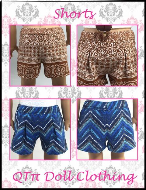 QTπ Doll Clothing 18 Inch Modern Forget-Me-Knot Top 18" Doll Clothes Pattern Pixie Faire