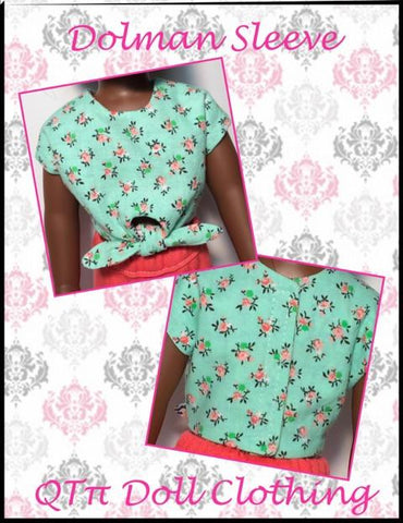 QTπ Doll Clothing WellieWishers Forget-Me-Knot Top 14.5" Doll Clothes Pattern Pixie Faire