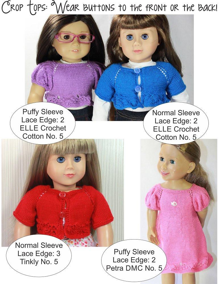 Doll Tag Clothing Knitting Funfair Knitting Pattern Pixie Faire