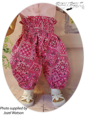 Jacqui Angus Creations & Designs 18 Inch Modern Genie Pants 18" Doll Clothes Pattern Pixie Faire