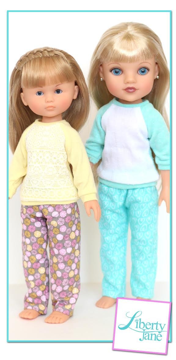 Liberty Jane H4H/Les Cheries Piccadilly PJs for Les Cheries and Hearts For Hearts Girls Dolls Pixie Faire