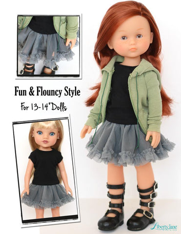 Liberty Jane H4H/Les Cheries Picture Day Tee and Skirt for Les Cheries and Hearts for Hearts Girls Dolls Pixie Faire