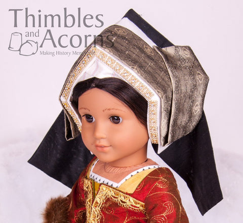 Thimbles and Acorns 18 Inch Historical Renaissance Faire Hampton Court Gown 18" Doll Clothes Pixie Faire