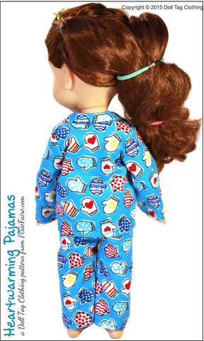 Doll Tag Clothing Disney Doll Heartwarming Pajamas Pattern for Disney Animator Dolls Pixie Faire