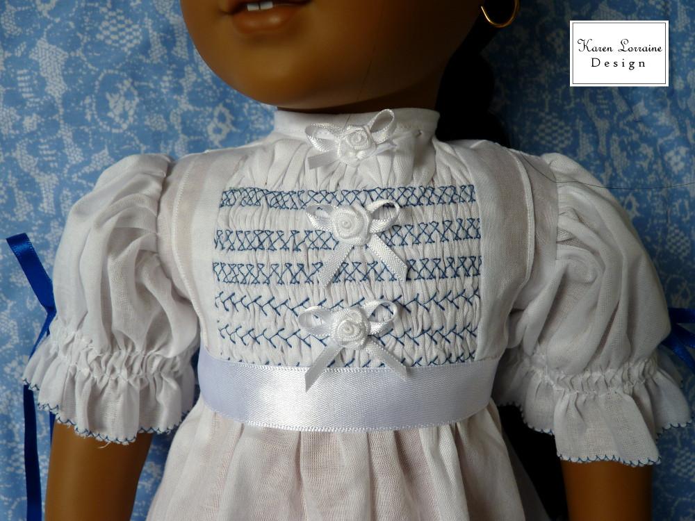 Karen Lorraine Design 18 Inch Historical Heirloom Entree 18" Doll Clothes Pattern Pixie Faire