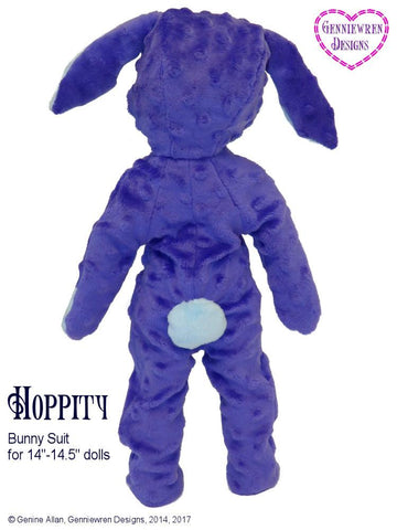 Genniewren WellieWishers Hoppity Bunny Suit 14-14.5 Inch Doll Clothes Pattern Pixie Faire