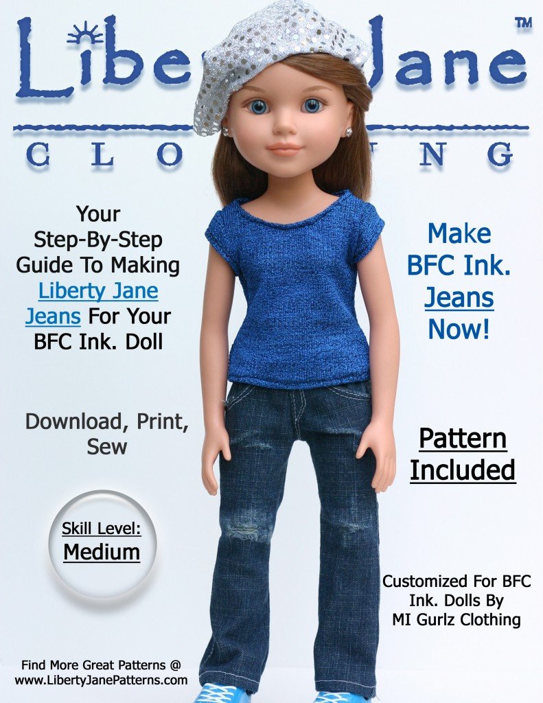 Liberty Jane BFC Ink Jeans for BFC, Ink Dolls Pixie Faire