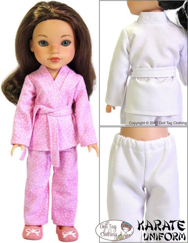 Doll Tag Clothing WellieWishers Karate Uniform for 14 to 14.5 Inch Dolls Pixie Faire