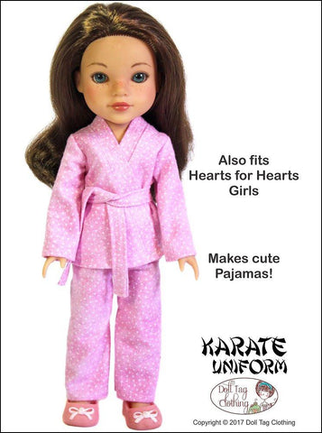 Doll Tag Clothing WellieWishers Karate Uniform for 14 to 14.5 Inch Dolls Pixie Faire