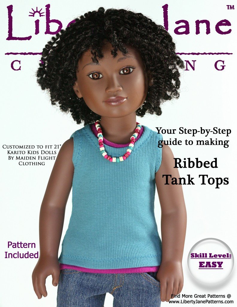 Liberty Jane Karito Kids Free Tank Top Pattern Karito Kids Dolls Pixie Faire