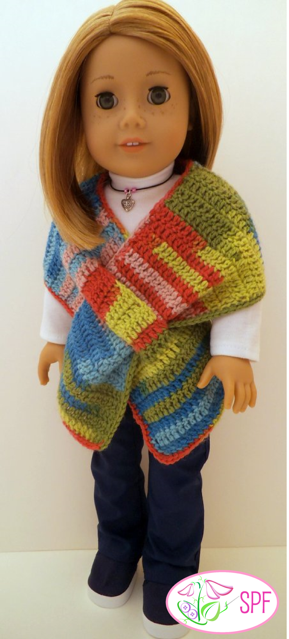 Sweet Pea Fashions Crochet Crocheted Keyhole Wrap with 3 Options Crochet Pattern Pixie Faire