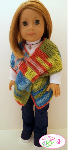 Sweet Pea Fashions Crochet Crocheted Keyhole Wrap with 3 Options Crochet Pattern Pixie Faire