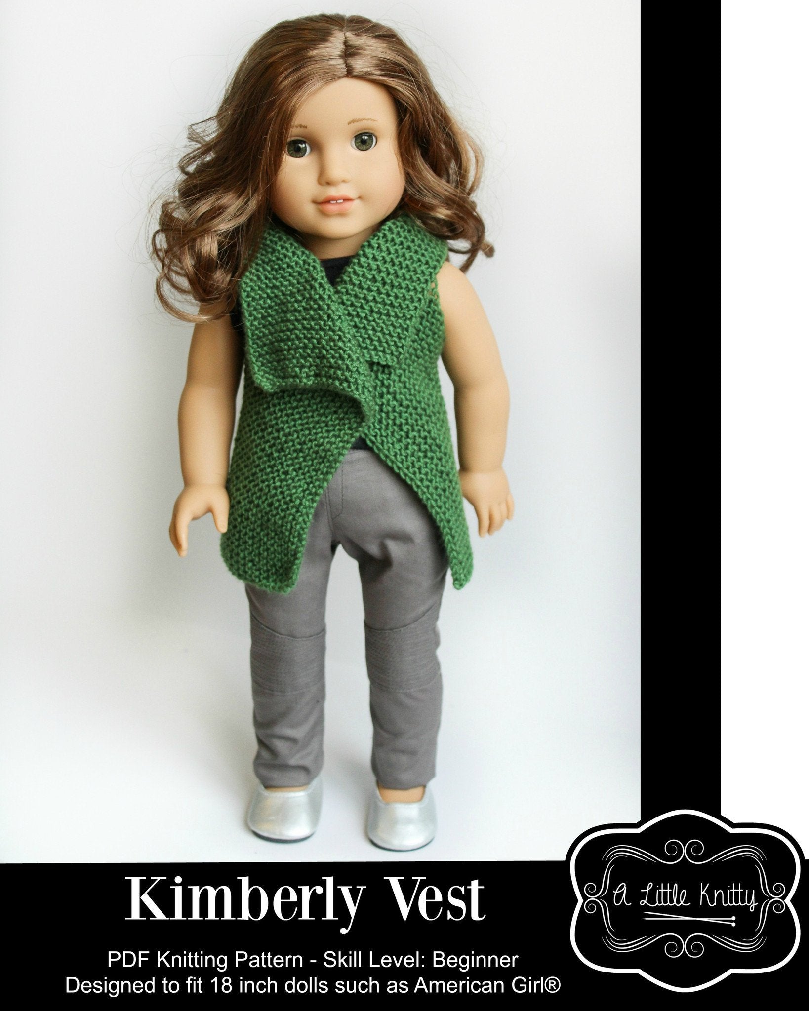A Little Knitty Knitting Kimberly Vest Knitting Pattern Pixie Faire