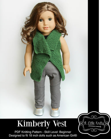 A Little Knitty Knitting Kimberly Vest Knitting Pattern Pixie Faire